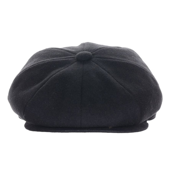 Melton Wool Blend Newsboy Cap - Scala Hats Flat Cap Scala Hats