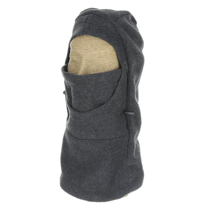 Microfleece Hood with Face Mask - Dorfman Pacific Hats Scarves Dorfman Hat Co. MW339-GREY Grey OS