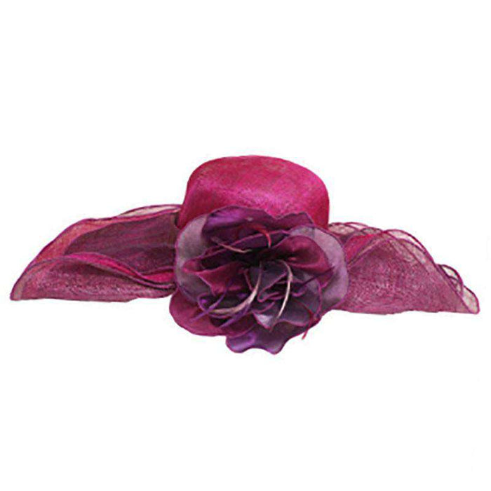 Multi Color Multi Layer Sinamay Hat Dress Hat Something Special Hat SPby5340OC Orchid