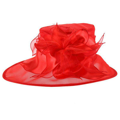 Oval Brim Organza Hat Dress Hat Something Special LA