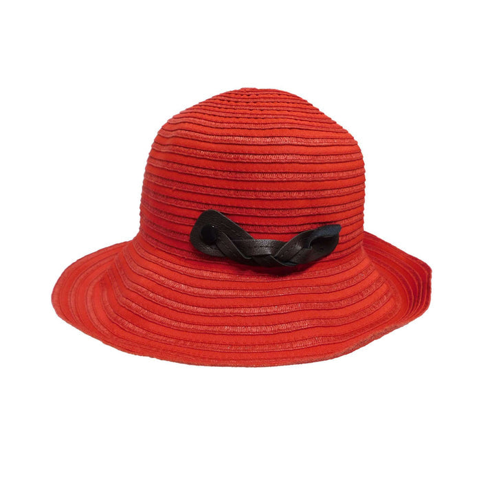 Packable Ribbon Bucket Hat - Boardwalk Style Wide Brim Hat Boardwalk Style Hats