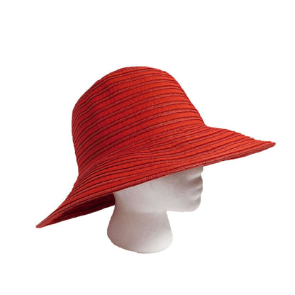 Packable Ribbon Bucket Hat - Boardwalk Style Wide Brim Hat Boardwalk Style Hats