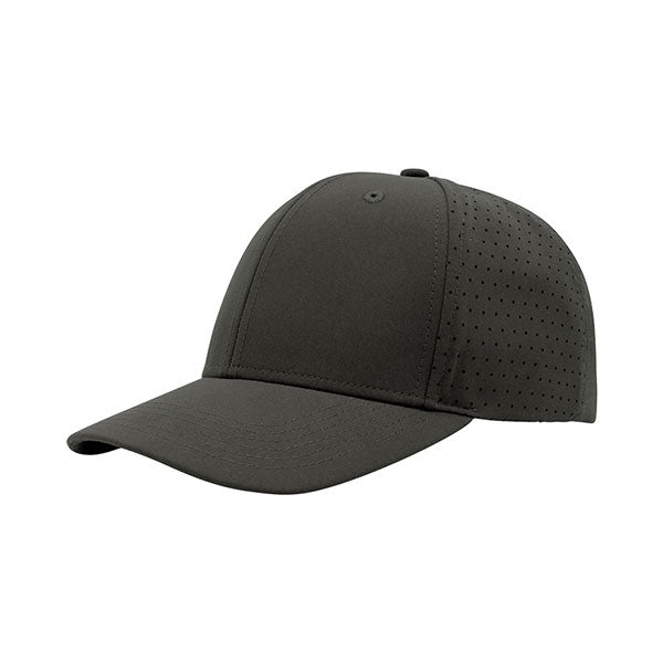 Perforated Performance Baseball Cap - MCI Hats Cap MegaCI MC7638-CHAR Charcoal