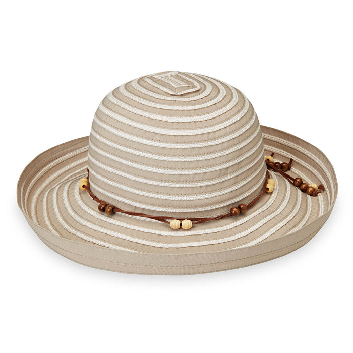 Petite Breton by Wallaroo Hat Company Kettle Brim Hat Wallaroo Hats PBRET-TP Taupe XS/S (55 cm)