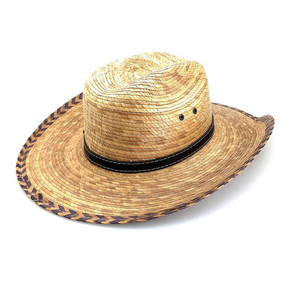 Petite Palm Leaf Cowboy Hat - Rustic Palm Leaf Hats Cowboy Hat Rustic Palm Leaf Hats