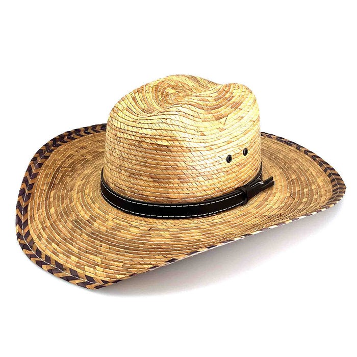 Petite Palm Leaf Cowboy Hat - Rustic Palm Leaf Hats Cowboy Hat Rustic Palm Leaf Hats