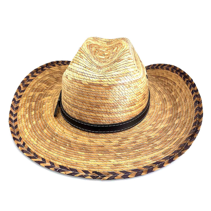 Petite Palm Leaf Cowboy Hat - Rustic Palm Leaf Hats Cowboy Hat Rustic Palm Leaf Hats