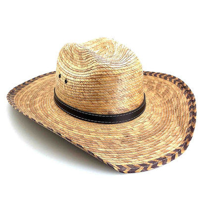 Petite Palm Leaf Cowboy Hat - Rustic Palm Leaf Hats Cowboy Hat Rustic Palm Leaf Hats