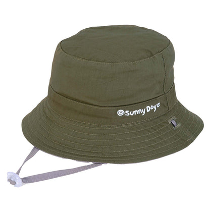 Petite Reversible Bucket Hat with Chin Strap - Sunny Dayz™ Bucket Hat Sun N Sand Hats