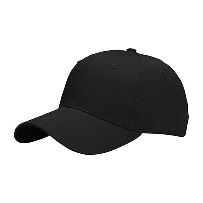 Pro Style Twill Baseball Cap - MCI Hats Cap MegaCI 6901B-BLK Black OS