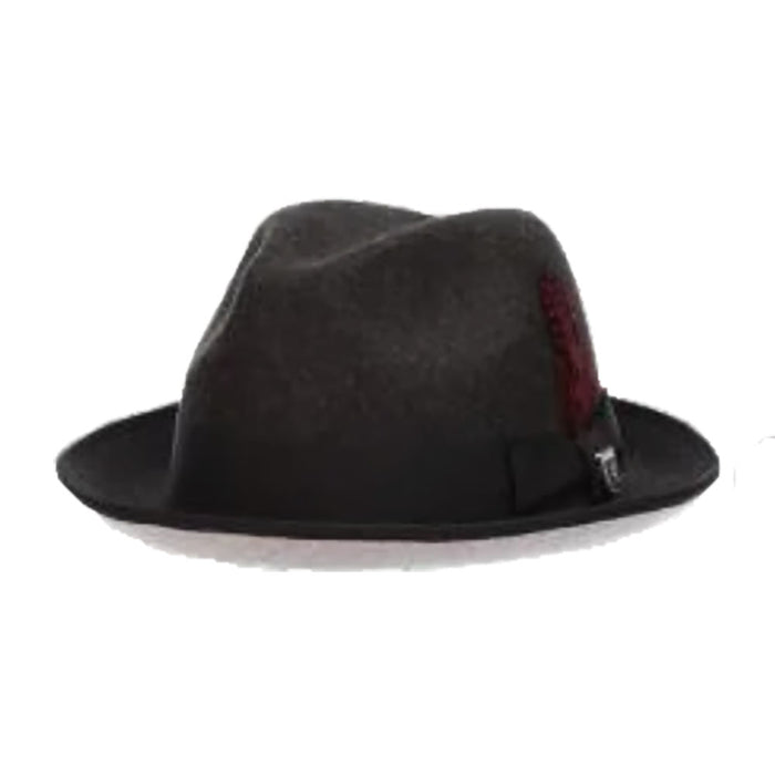 ProvatoKnit Fedora with Contrast Underbrim - Stacy Adams Hats Fedora Hat Stacy Adams Hats SAW709-BLK4 Black X-Large (61 cm)