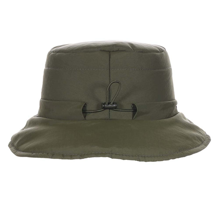 Puffer Rain Hat with Adjustable Toggle - Scala Hats Bucket Hat Scala Hats