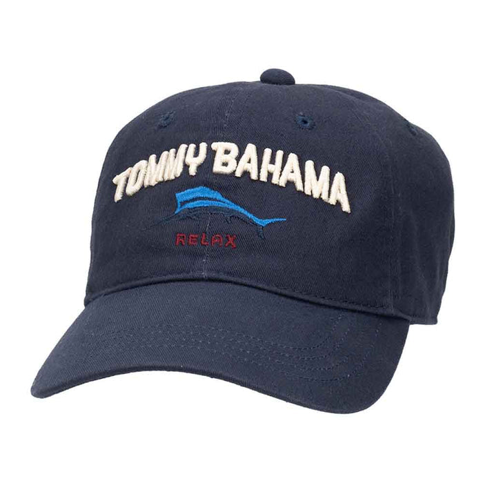 Relaxer TB Marlin Embroidered Men's Cotton Baseball Cap - Tommy Bahama Hats Cap Tommy Bahama Hats TBC22-NAVY Navy
