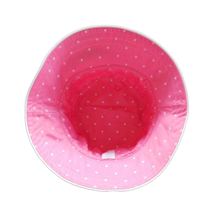Reversible Polka Dot Rain Hat - Scala Collection Hats Cloche Scala Hats