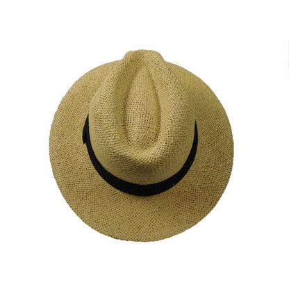 Safari Hat with Black Band - Milani Hats Safari Hat Milani Hats