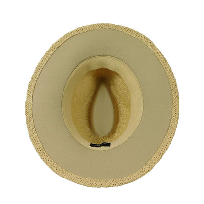 Safari Hat with Black Band - Milani Hats Safari Hat Milani Hats