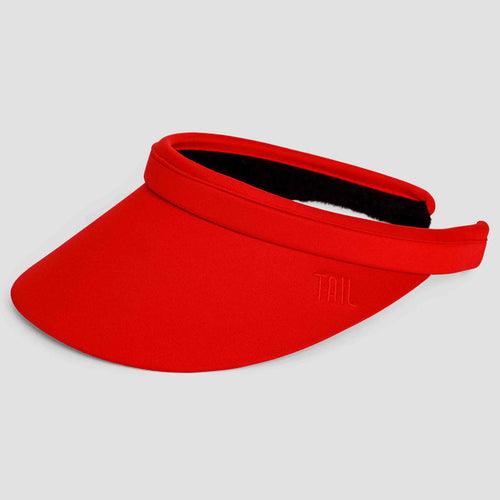 Samantha Women's Visor - Tails Active Wear Visor Cap Tails Active Wear 197127083105 Cardinal