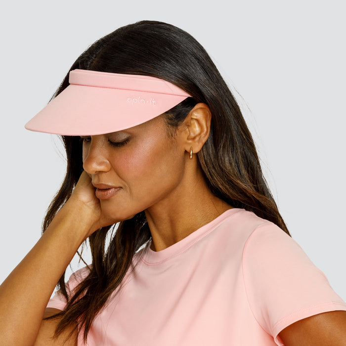 Samantha Women's Visor - Tails Active Wear Visor Cap Tails Active Wear 197127055263 Quartz Pink