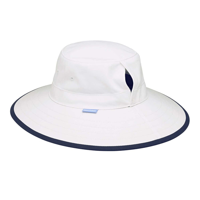 Sanitas by Wallaroo Hats Bucket Hat Wallaroo Hats SNTS-WN White/Navy Medium/Large (58 cm)