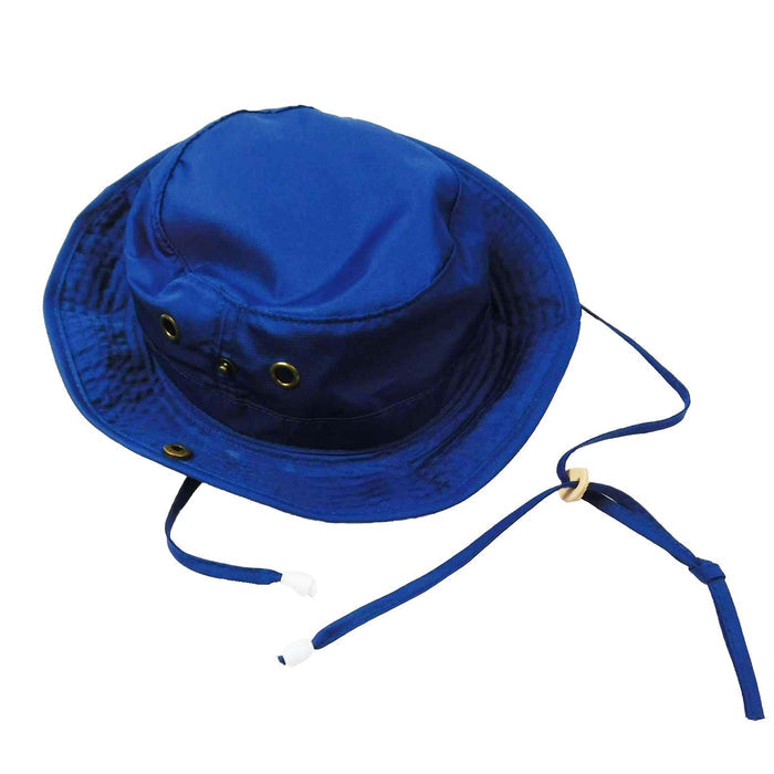 Scala Kid's Nylon  Boonie with Chin Cord Bucket Hat Scala Hats