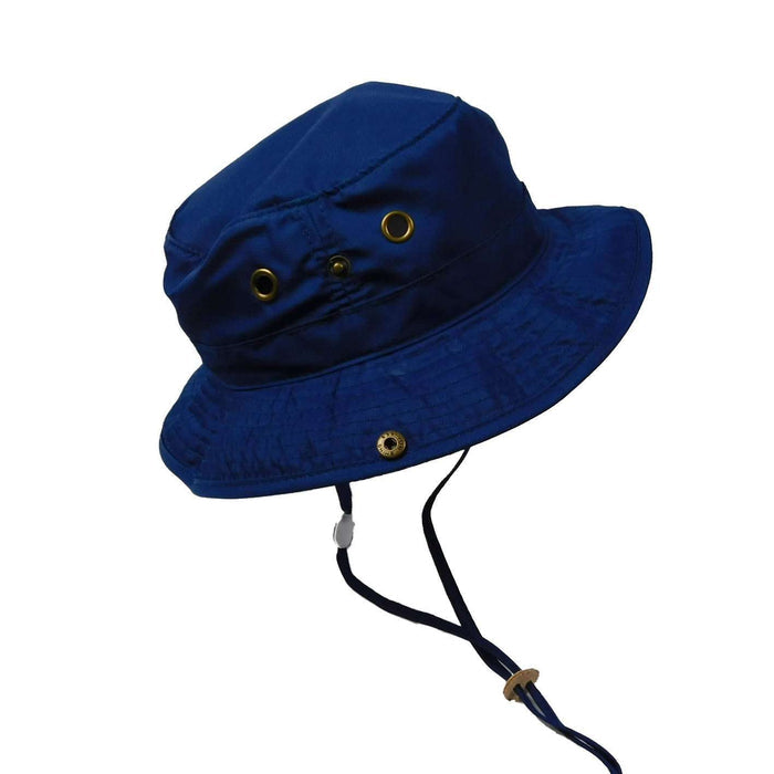Scala Kid's Nylon  Boonie with Chin Cord Bucket Hat Scala Hats