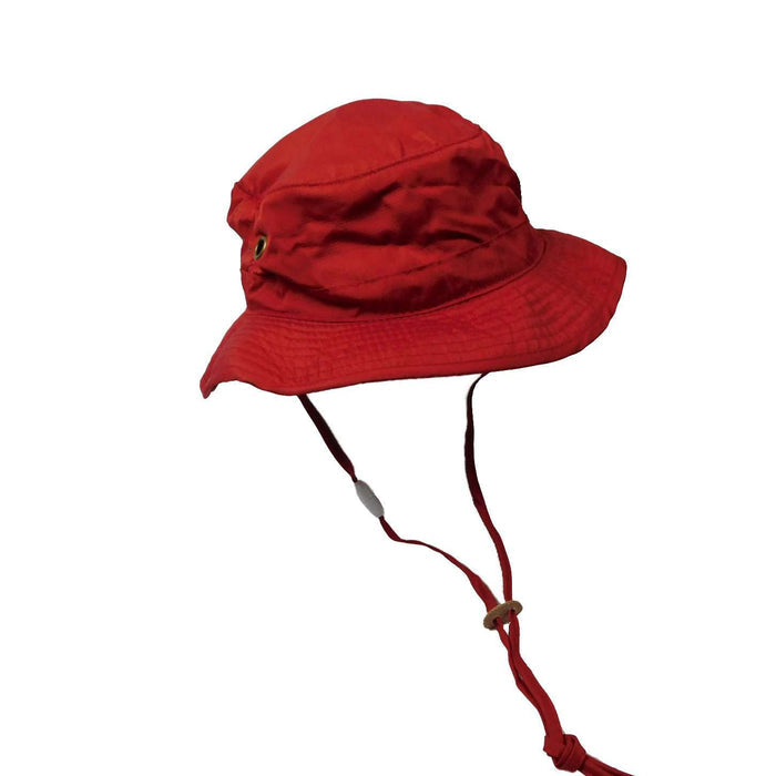 Scala Kid's Nylon  Boonie with Chin Cord Bucket Hat Scala Hats