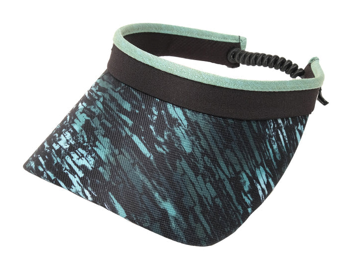 Sea Glass Golf Sun Visor with Coil Lace - GloveIt® Visor Cap GloveIt V416 Green