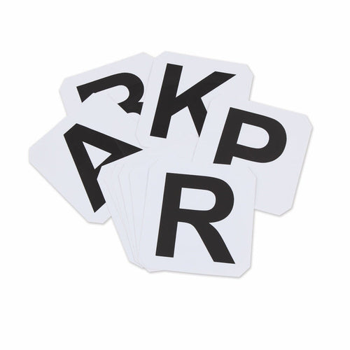 Self-Adhesive Dressage Letters
