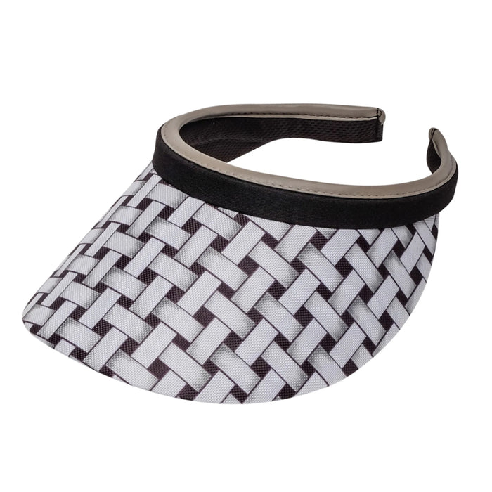 Shadow Weave Clip On Sun Visor - GloveIt® Golf Hats Visor Cap GloveIt VC434 Black