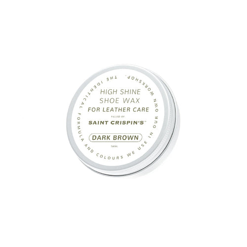 Shoe Wax, Dark Brown - 100ml