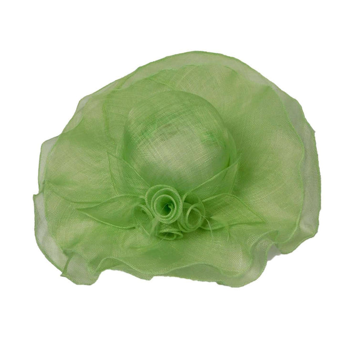 Sinamay Derby Hat with Four Roses Dress Hat Something Special LA