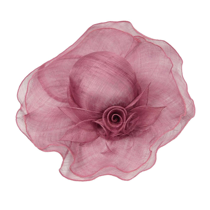 Sinamay Derby Hat with Four Roses Dress Hat Something Special LA