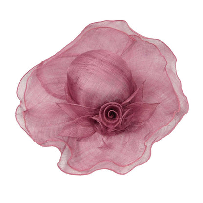 Sinamay Derby Hat with Four Roses Dress Hat Something Special LA
