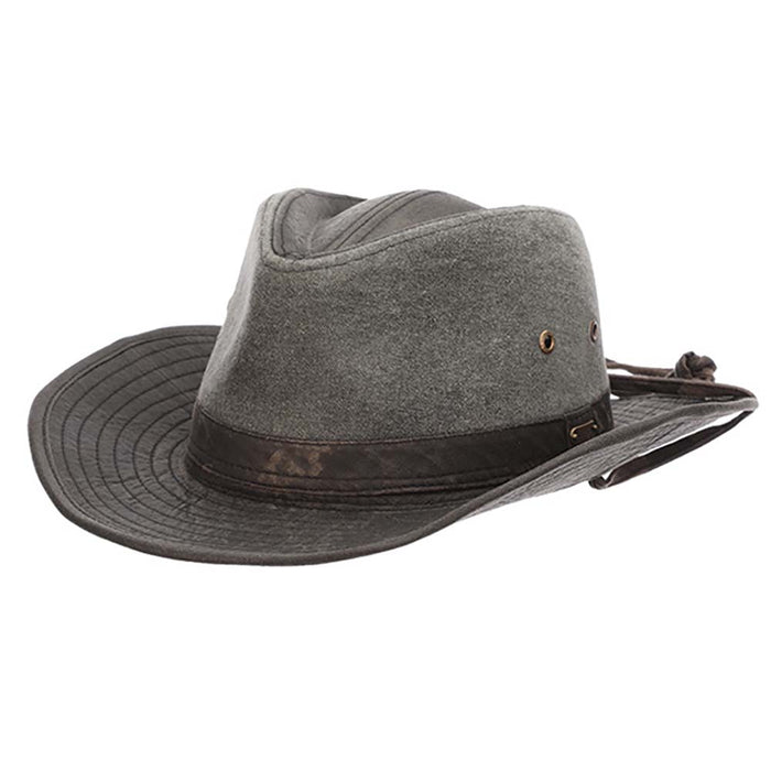 Skyebar Cloth Safari Hat with Camo Band - Stetson Hats Safari Hat Stetson Hats