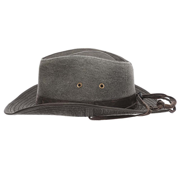 Skyebar Cloth Safari Hat with Camo Band - Stetson Hats Safari Hat Stetson Hats