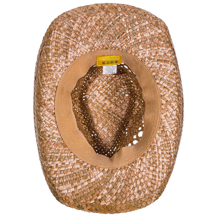 Small Heads Rush Straw Cowboy Hat - Scala Hats Cowboy Hat Scala Hats