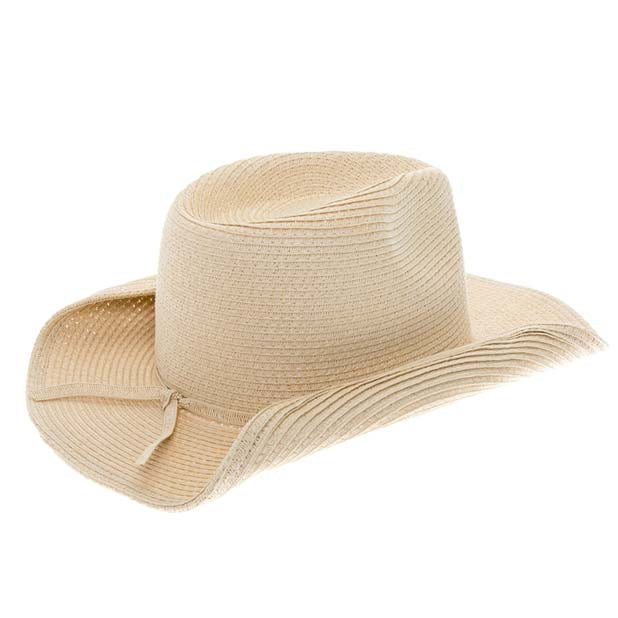 Small Size Cowboy Hat with Rolled Brim for Petites - Boardwalk Style Cowboy Hat Boardwalk Style Hats
