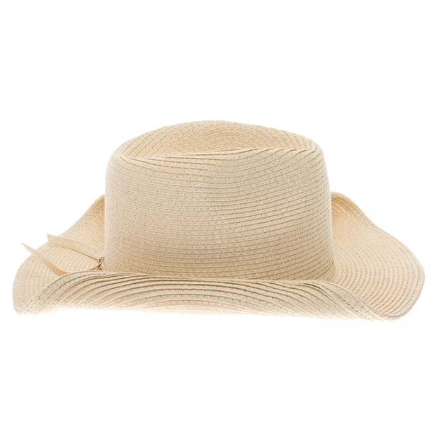 Small Size Cowboy Hat with Rolled Brim for Petites - Boardwalk Style Cowboy Hat Boardwalk Style Hats