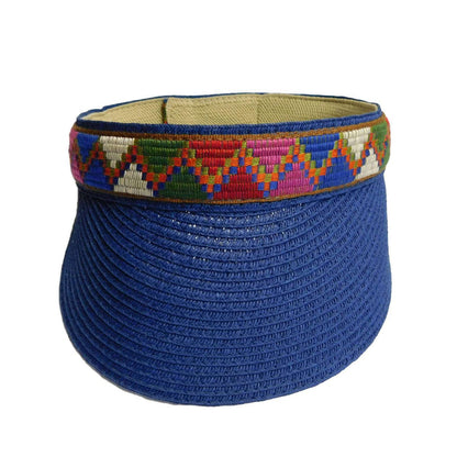 Southwestern Pattern Band Sun Visor Visor Cap Boardwalk Style Hats