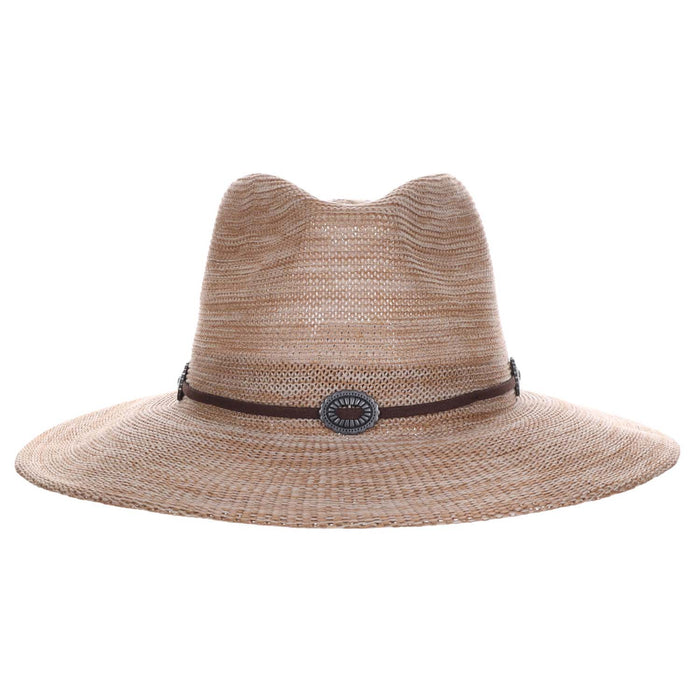 Space Dyed Knit Safari Hat with Conchos - Scala Pronto Safari Hat Scala Hats
