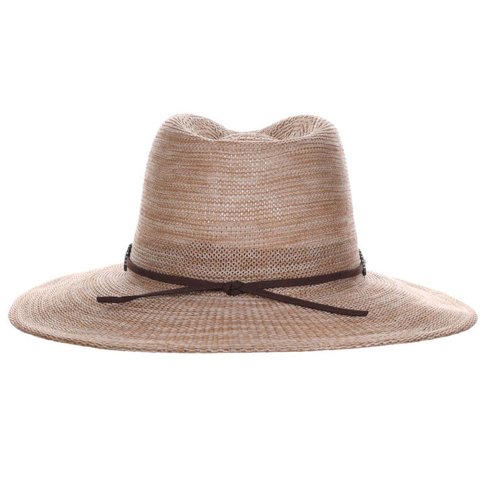 Space Dyed Knit Safari Hat with Conchos - Scala Pronto Safari Hat Scala Hats