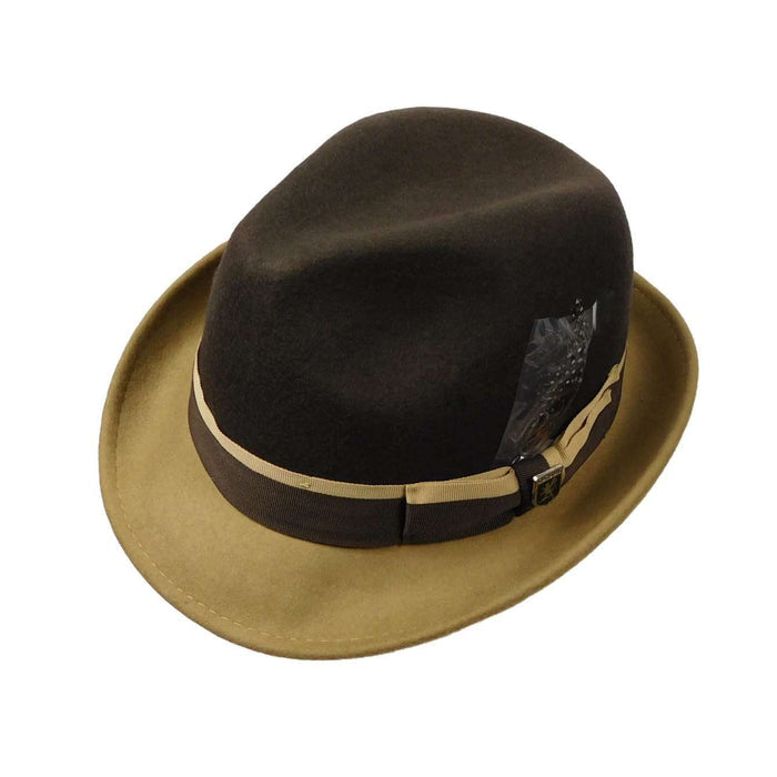 Stacy Adams Two Tone Fedora Hat Fedora Hat Stacy Adams Hats