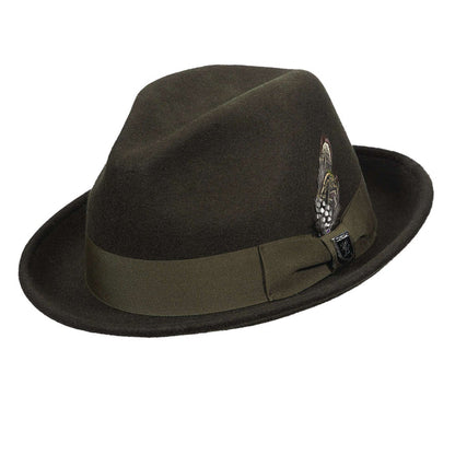 Stacy Adams Wool Fedora Hat Fedora Hat Stacy Adams Hats MWWF930SGL Sage L