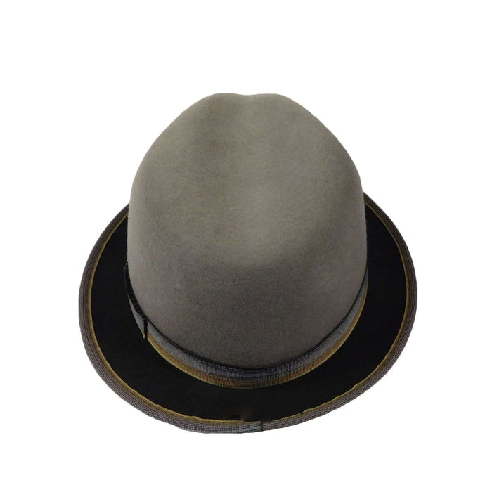 Stingy Brim Two Tone Trilby Hat - Scala Hats for Men Fedora Hat Scala Hats