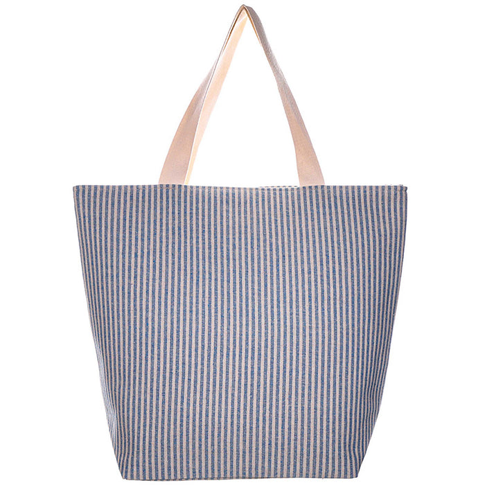 Striped Tote with Hat Carrying Strap - Cappelli Straworld Bags Bags Cappelli Straworld