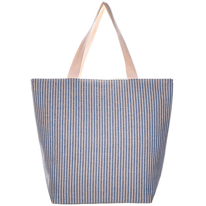 Striped Tote with Hat Carrying Strap - Cappelli Straworld Bags Bags Cappelli Straworld