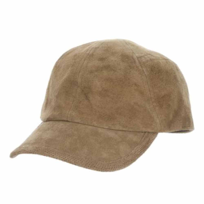 Suede Structured Baseball Cap - Stetson Hat Cap Stetson Hats STC379-TAN3 Tan Large
