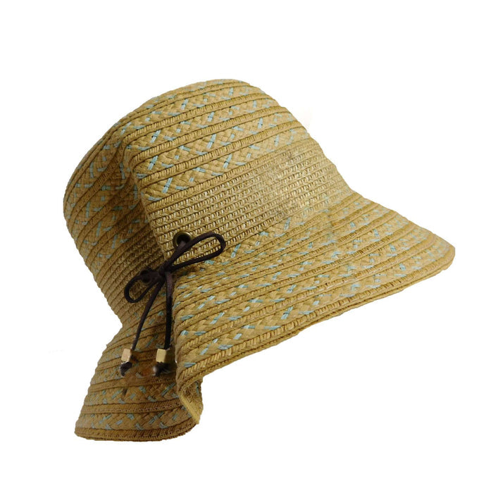 Summer Cloche with Wax Cord - Cappelli Straworld Cloche Cappelli Straworld