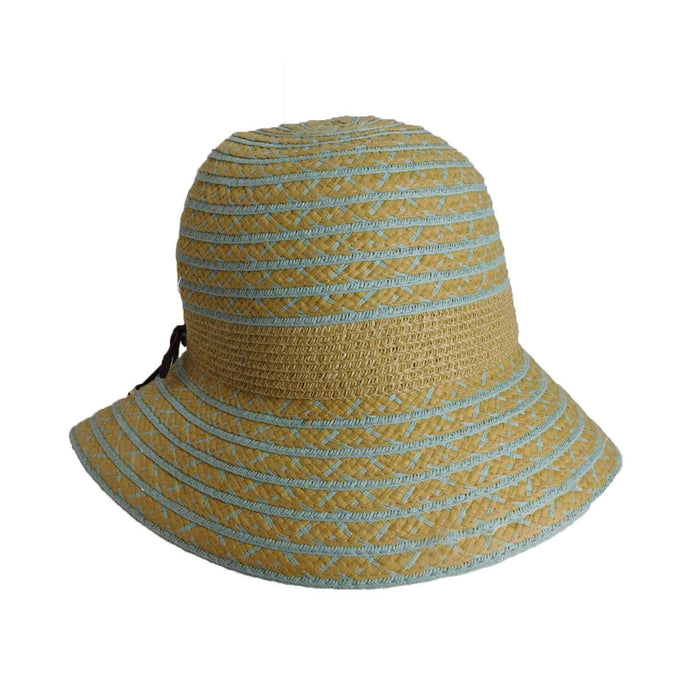 Summer Cloche with Wax Cord - Cappelli Straworld Cloche Cappelli Straworld