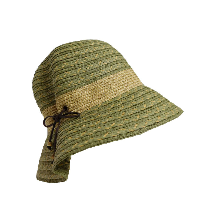 Summer Cloche with Wax Cord - Cappelli Straworld Cloche Cappelli Straworld